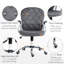 Home Office Chair In Dark Grey - Soft Cushioning, Tilt Functionality, Modern Look Seating, 360 Swivel, Ergonomic , Upholstery