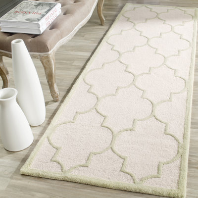 Rotteck Geometric Wool Hand Woven Area Rug