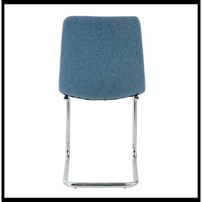 Jawahir Tufted Fabric Metal Upholstered Back Side Chair Dining Chair -  Ivy Bronx, 146FC3B19F0E447DB42C4D2D04717C46