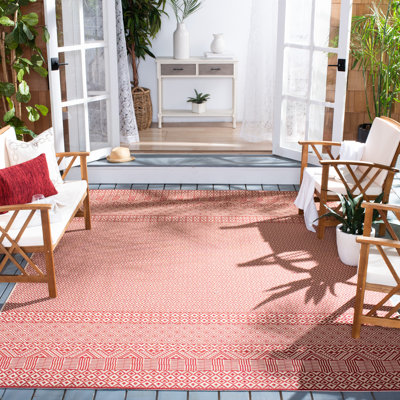 Courtyard Performance Southwestern Indoor/Outdoor Area Rug