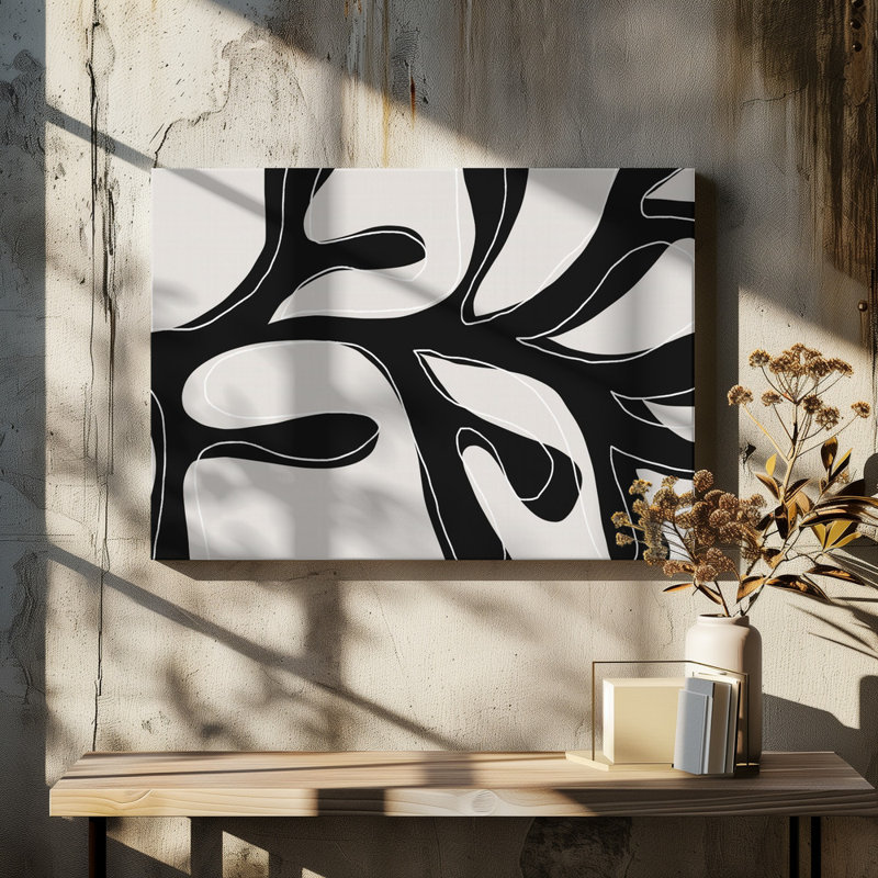 Abstract Twig White, 60.96 cm H x 91.44 cm W