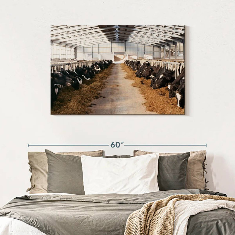Barn Cows, 30" H x 45" W