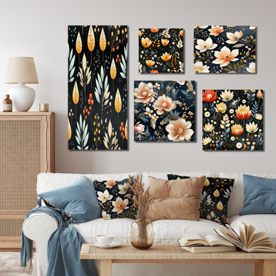 Westhampton - Floral Wall Art Prints Set Of 5