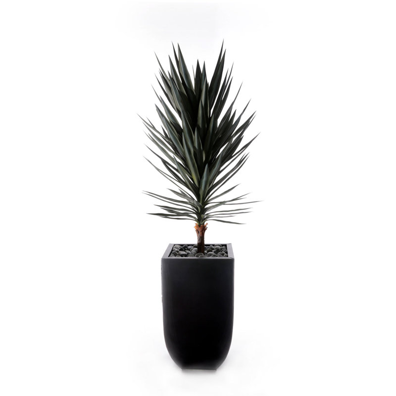 Faux Yucca Plant in Planter