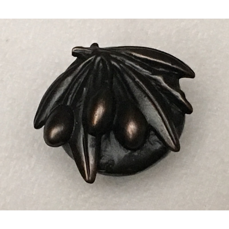 Poignée fantaisie Botanical, Bronze huilé