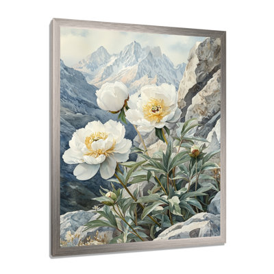 Chalda - Art mural sur toile florale