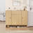 47.2" Shoe Cabinet with 4 Doors & 1 Drawer, Entryway Storage Organizer, Natural Oak-384262076