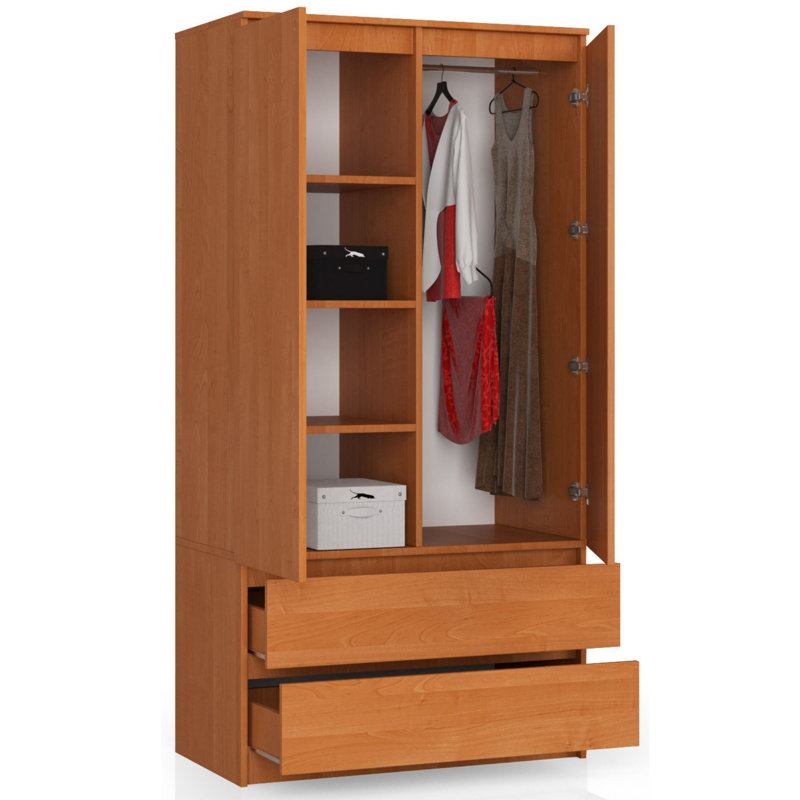 Phoebe 2 Door Wardrobe, Beech