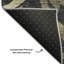 Tapis noir Prisco lavable à la machine de qualité supérieure-1494428401
