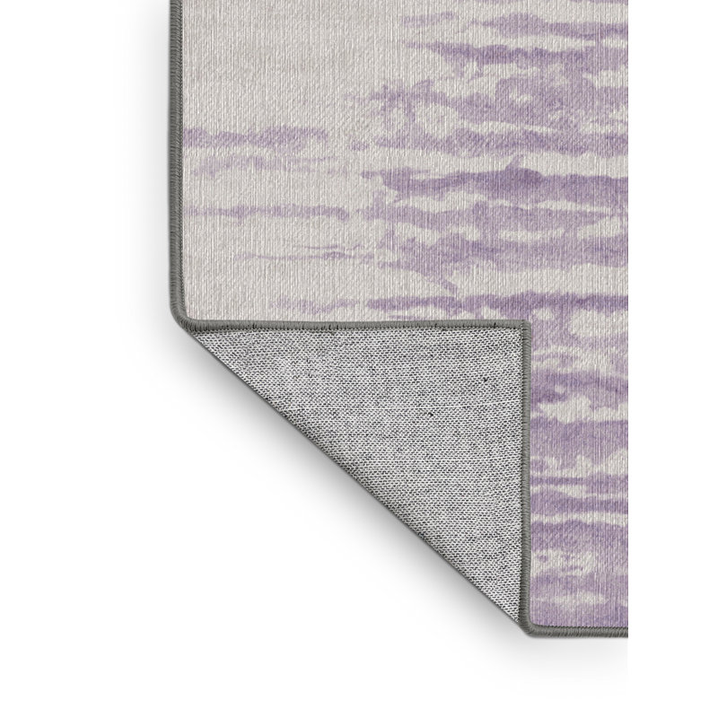Tapis rose lavable à la machine, Rectangle 6 pi x 9 pi