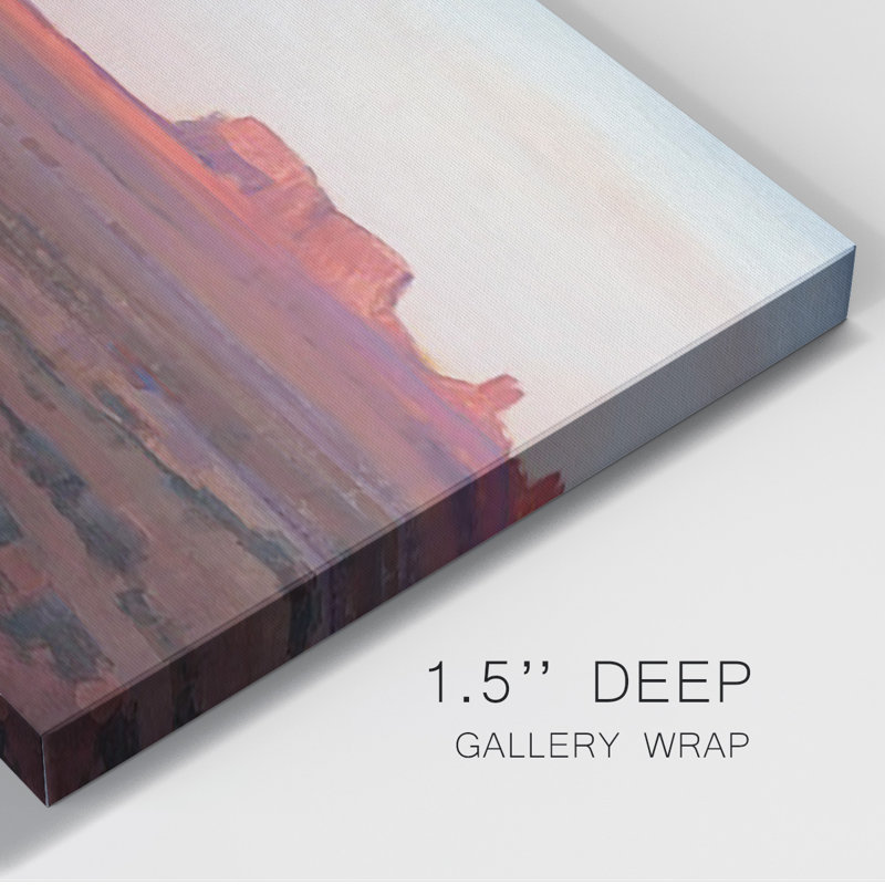 Red Rocks at Dusk I, toile tendue avec châssis de qualité supérieure - prête à être accrochée, H 24 po x l 36 po