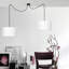 Pascua 2 - Light Black Drum Pendant-40748493