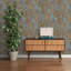 Galerie Flourish Blue Tree Leaf Wallpaper FL61114-112682241