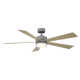Wynd 5-Blade Outdoor/Indoor Smart Standard Ceiling Fan with LED Light Kit and Remote Included