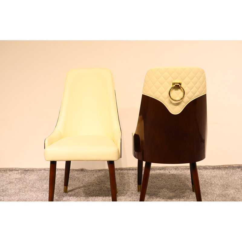 Vogue Lux Beige Dining Chair, Beige