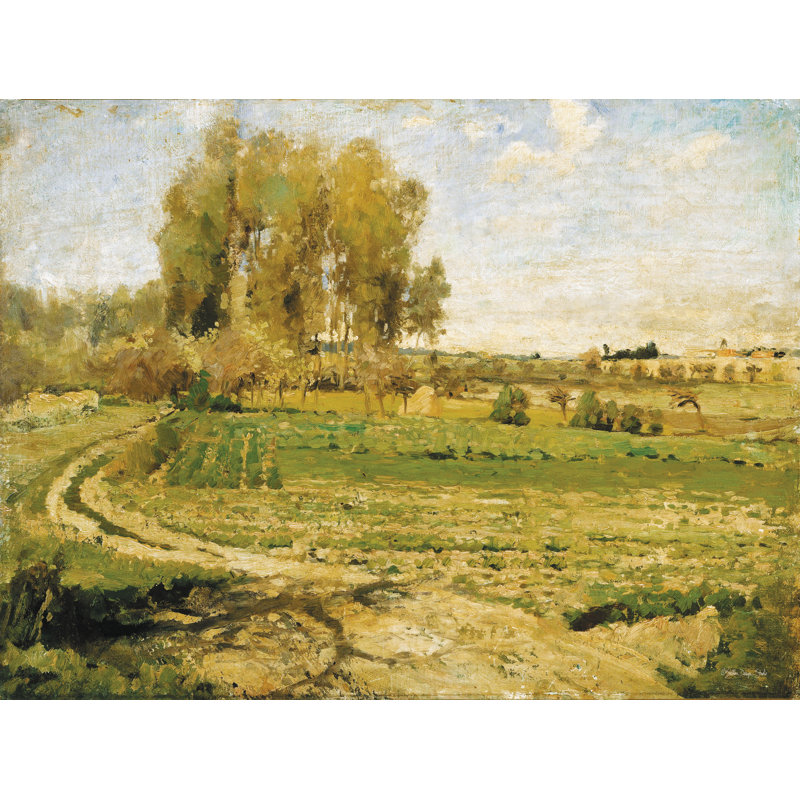 «Field at Giverny», reproduction sur toile tendue, H 32 po x l 48 po x P 1,25 po