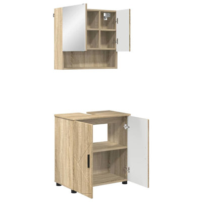 Vanity & Mirror Set
