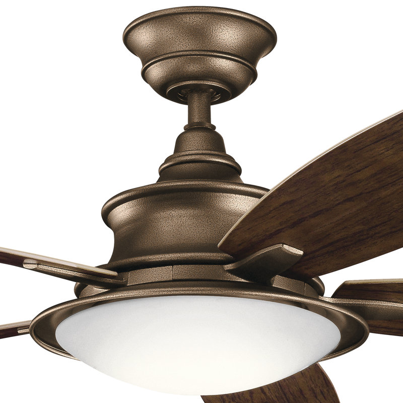 Ventilateur DEL 52 pouces Cameron, Cuivre thermolaqué patiné