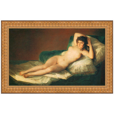 Reproduction d'art sur toile, "The Nude Maja" (La Maja Desnuda), 1800