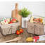 Ensemble de 2 paniers en tissu Colgate-595624282