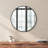 Metal Round Wall Mirror-88857847-100523909
