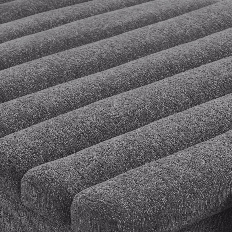Le siège simple pour canapé modulaire, Gris foncé