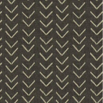 Surface Style Bogolan Sky Chervon 18' L x 20.5" W Peel and Stick Walllpaper Roll