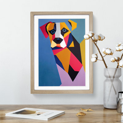 Abstract Dog No.5 - Framed Print
