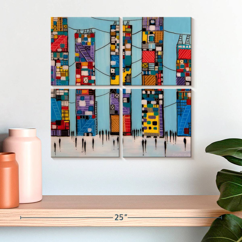 Lilie Blue Sky I, 18" H x 18" W