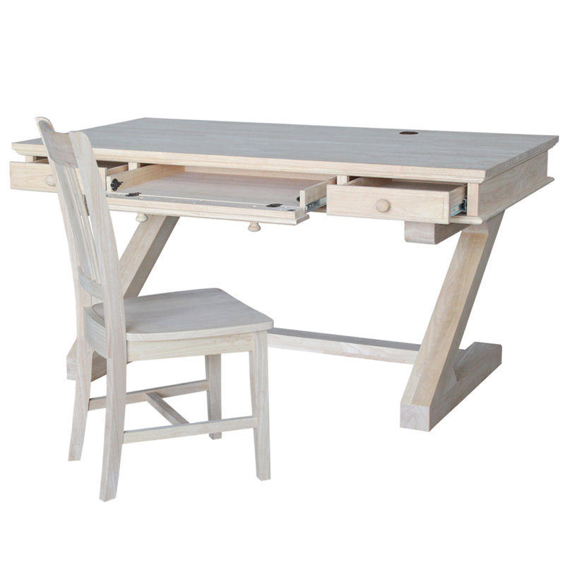 Nida Solid Wood Executive Desk