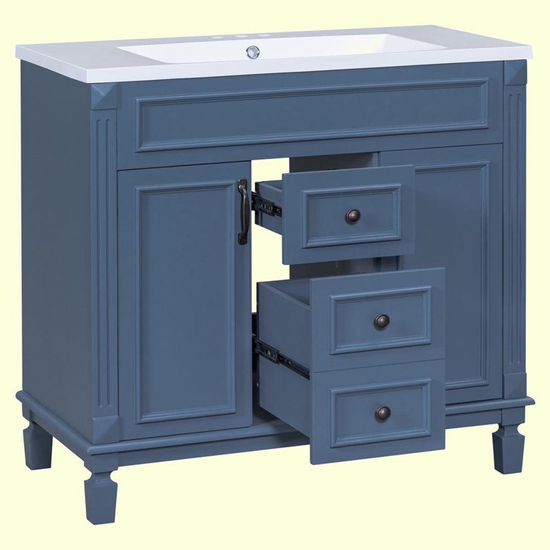 Ensemble de meuble-lavabo simple 35,9 po Silvestra