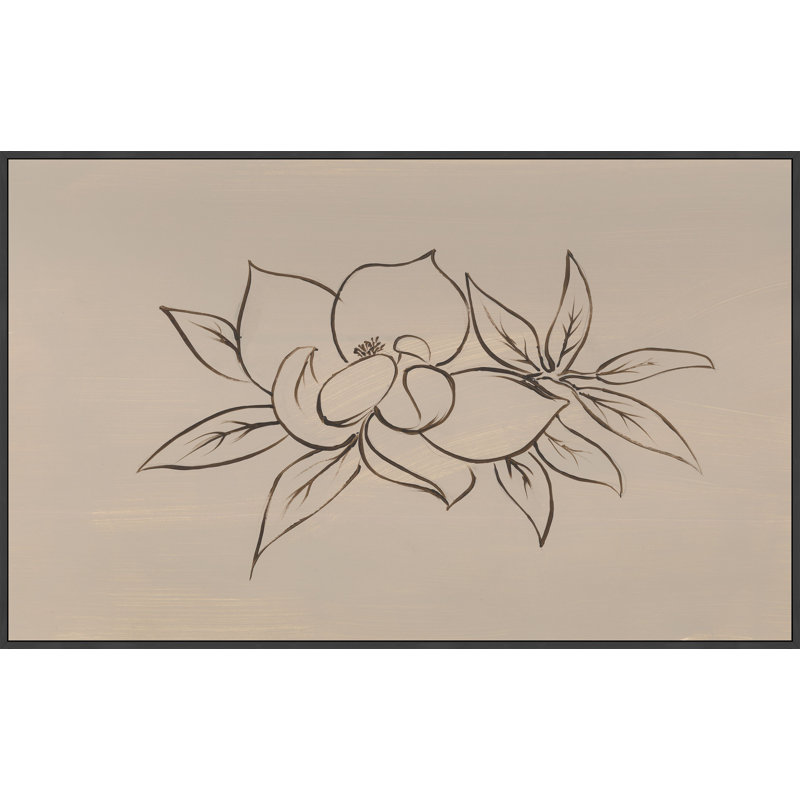 Magnolias In Line II Print by Sam Nash, 31.5" H x 51.5" W