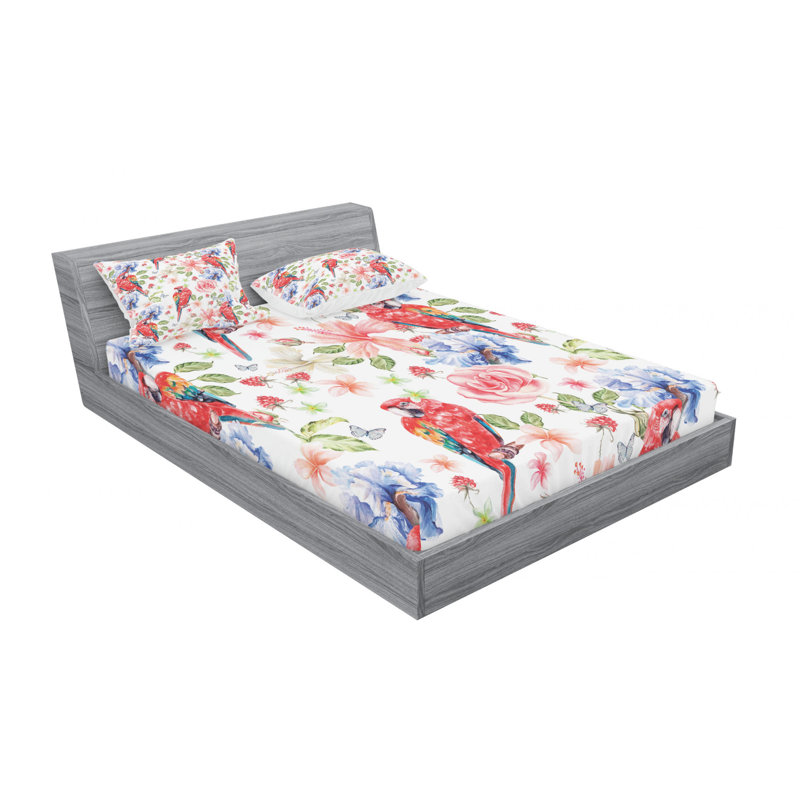 Microfiber Sheet Set, Full Sheet Set with Fitted Sheet
