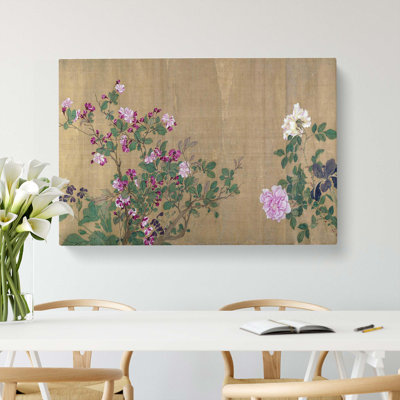 One Hundred Flowers Vol.6 by Yun Shouping - Wrapped Canvas Painting