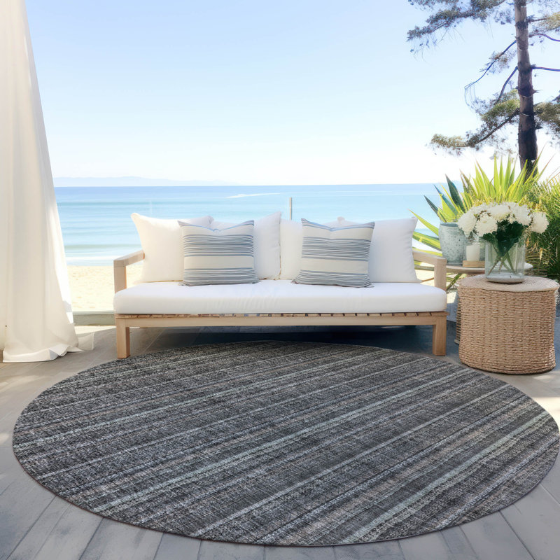 Chayden Area Rug, Rond 8 pi