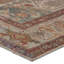 Machine Washable Oriental Machine Woven Polyester Area Rug in Cream/Blue/Red-1933473272