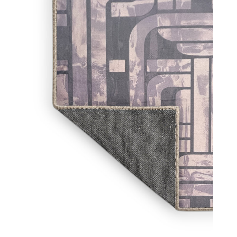 Geometric Indoor Rug, Runner 2'9" x 8'