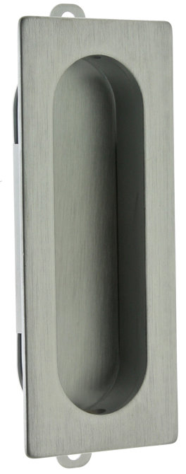 Solid Brass Rectangular Latch/Catch/Bolt, Satin Chrome