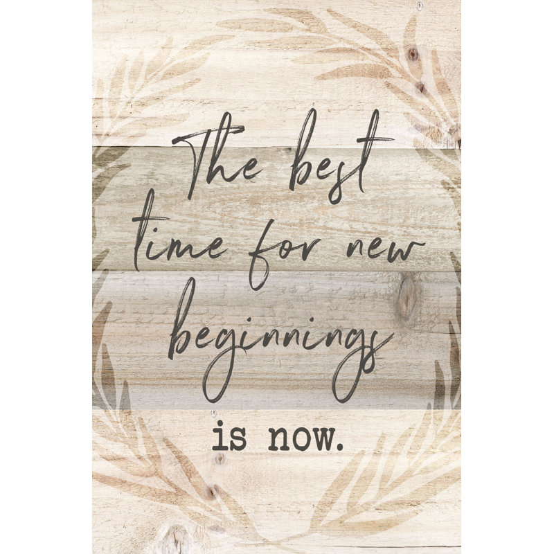The Best Time - Wrapped Canvas Print, 46cm H x 30cm W x 3.8cm D