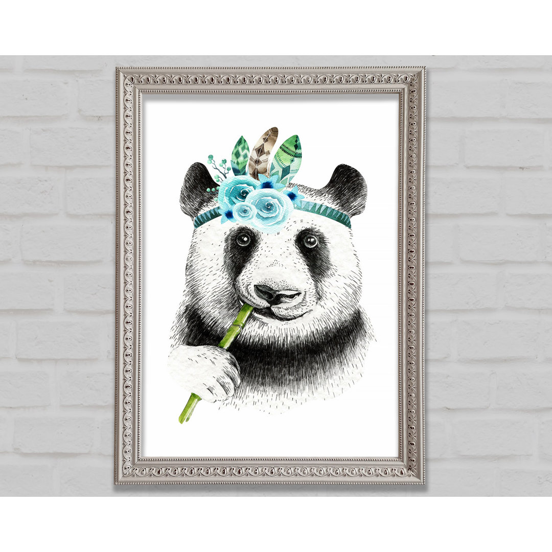 Panda Bamboo - Einzelner Bilderrahmen Kunstdrucke