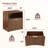 Mid Century Modern Nightstand With Drawers, Wood Fluted Bedside Table With Storage(Set of 2)-1659965211-1659965201
