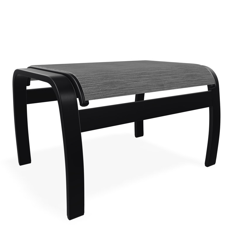 Repose-pieds Belle Isle, Noir, Gris anthracite Collect
