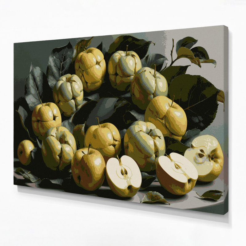 «Fruit Sugar Apple», art mural sur toile, H 11 po x l 14 po