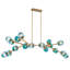 Lustre spoutnik linéaire à 18 lumières Kaynen-119603080