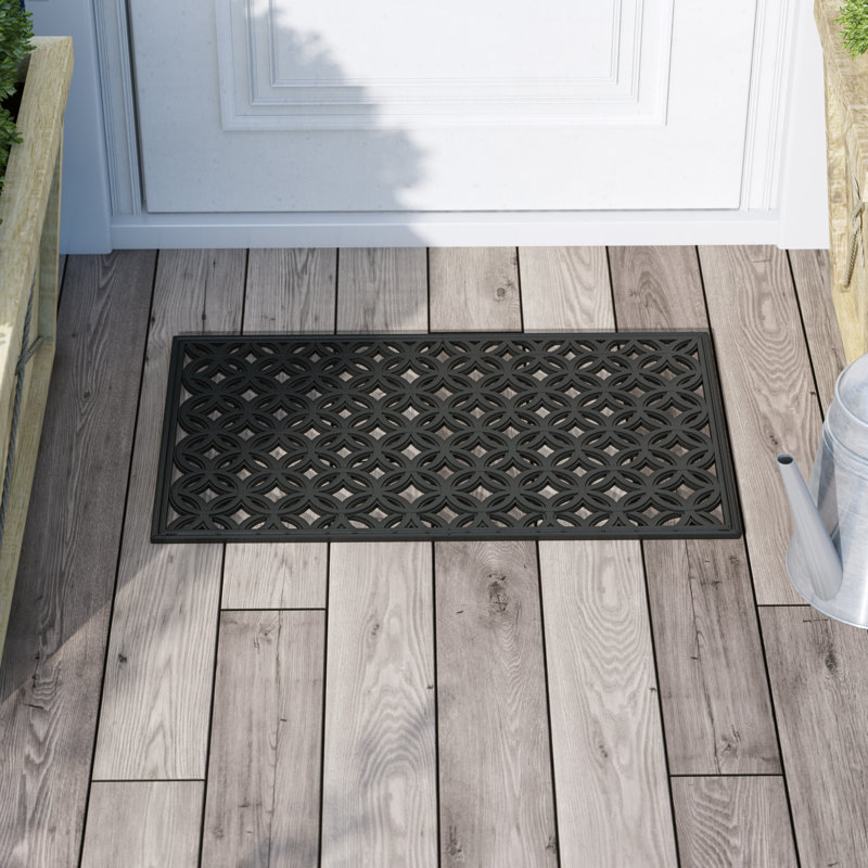 Krull Geometric Outdoor Doormat, Rectangle 2' x 3'