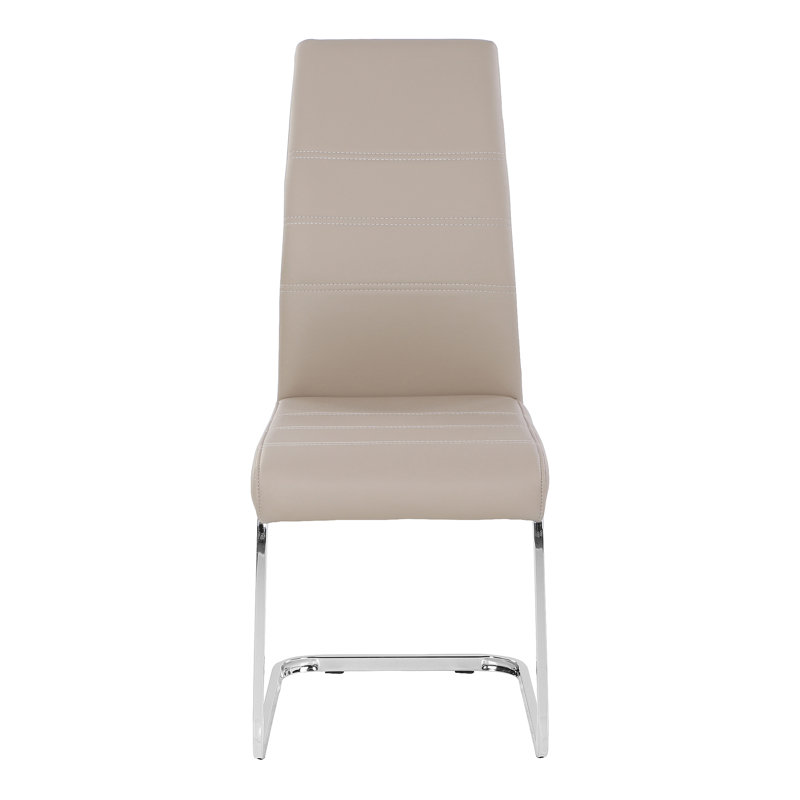 Ilana 46cm H Upholstered Side Chair, Cappuccino, 1