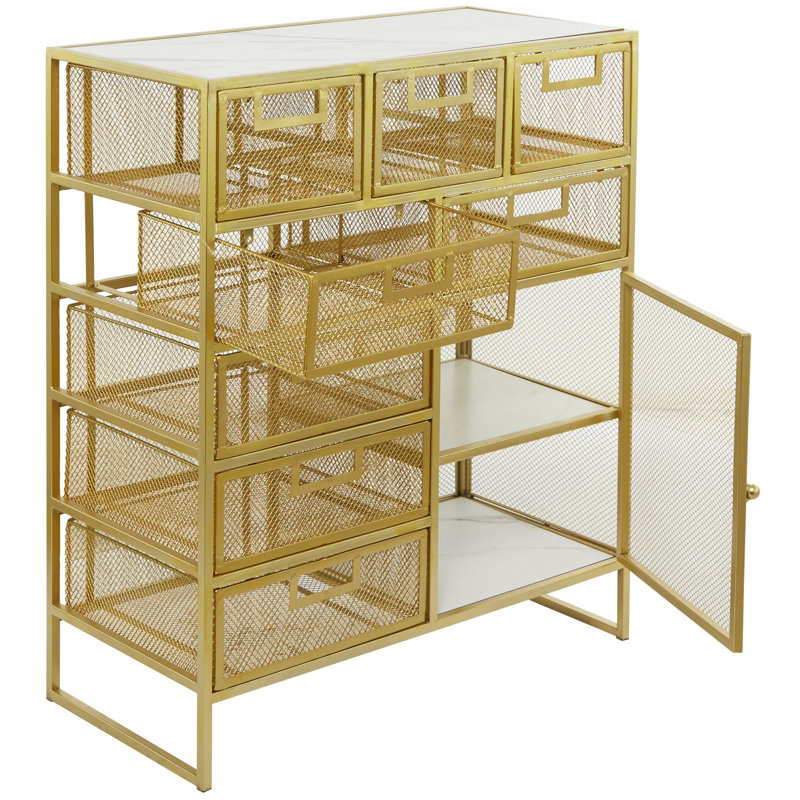 Commode de rangement 8 tiroirs Austin