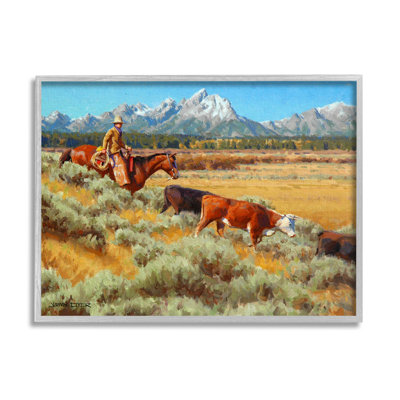 Art de giclée de cheval de Western Ranch par Jimmy Dyer