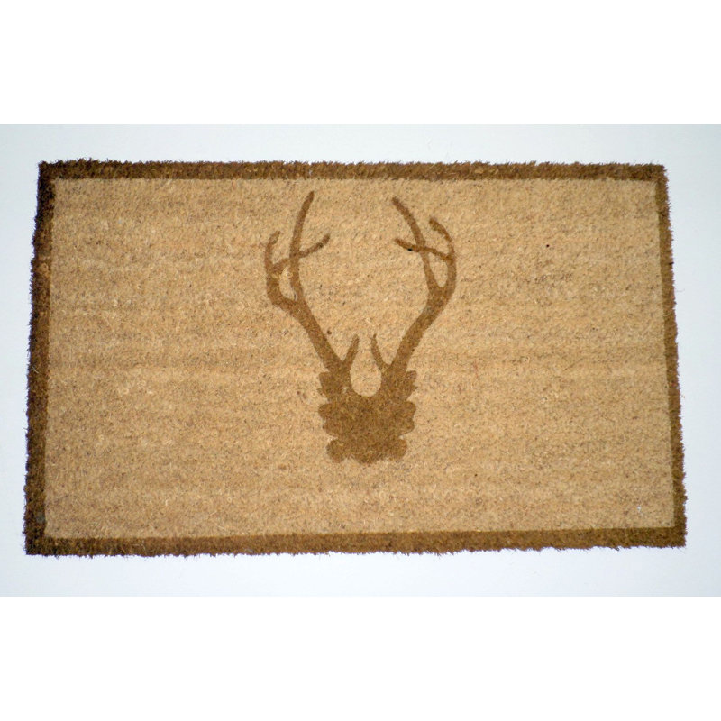 Bardwell Non-Slip Outdoor Doormat, 1'6" x 2'6", Bronze