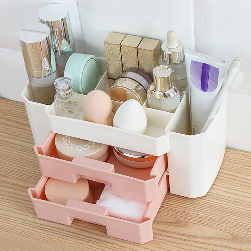 Organisateur de maquillage avec tiroir pour pinceaux de maquillage